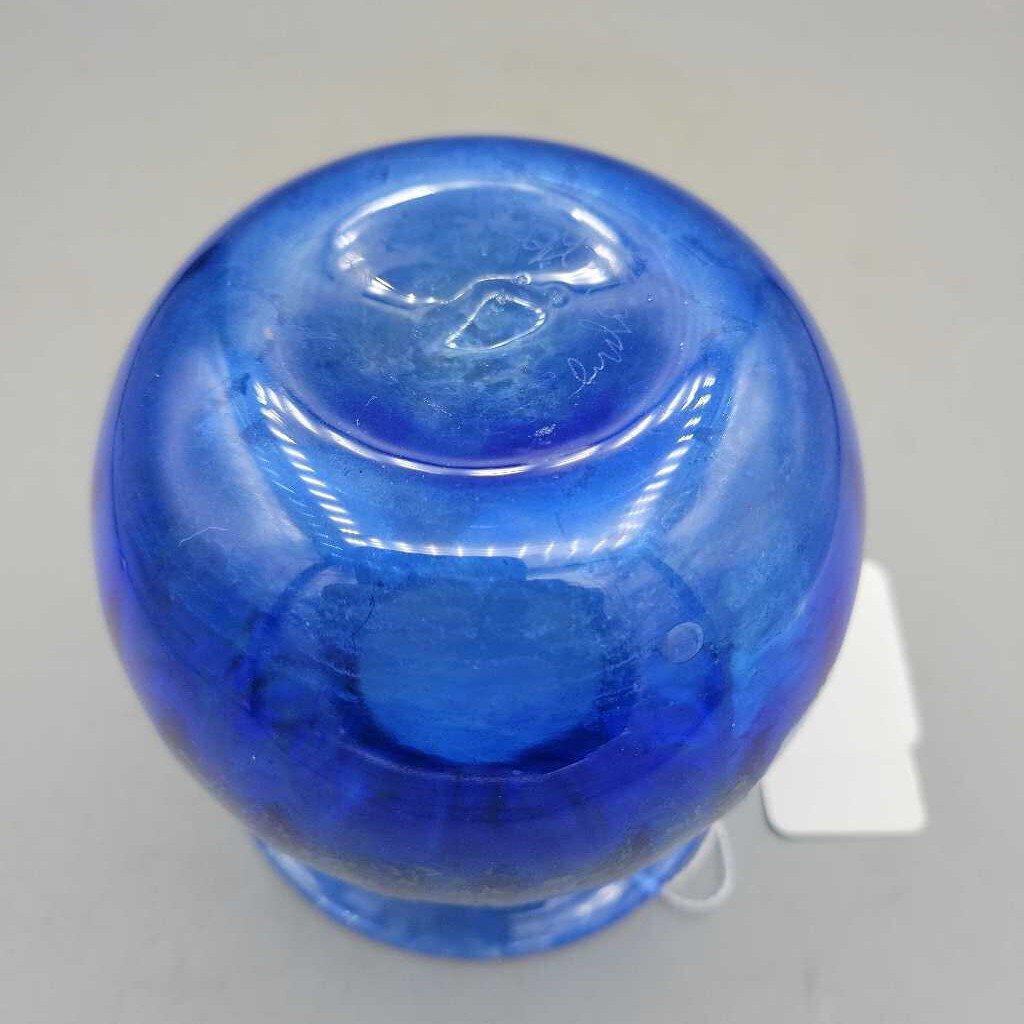 Signed Art Glass Vase (DEB)