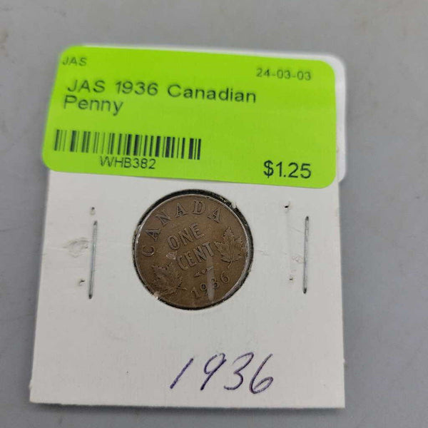 1936 Canadian Penny