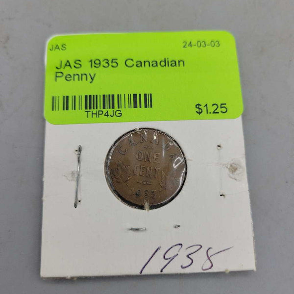 1935 Canadian Penny