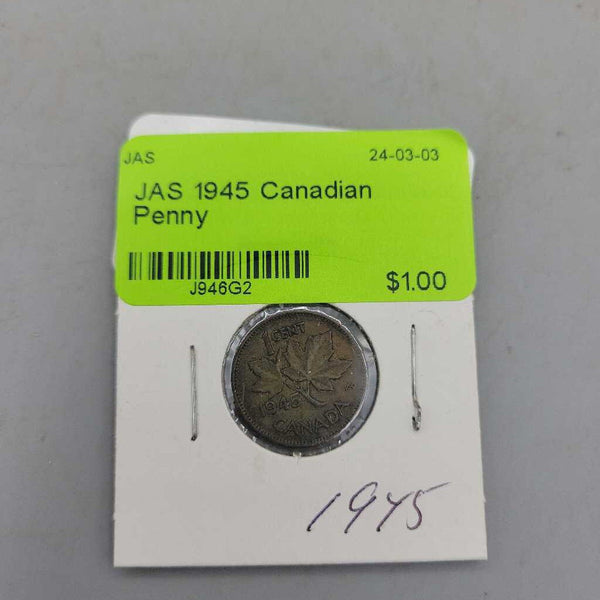 1945 Canadian Penny