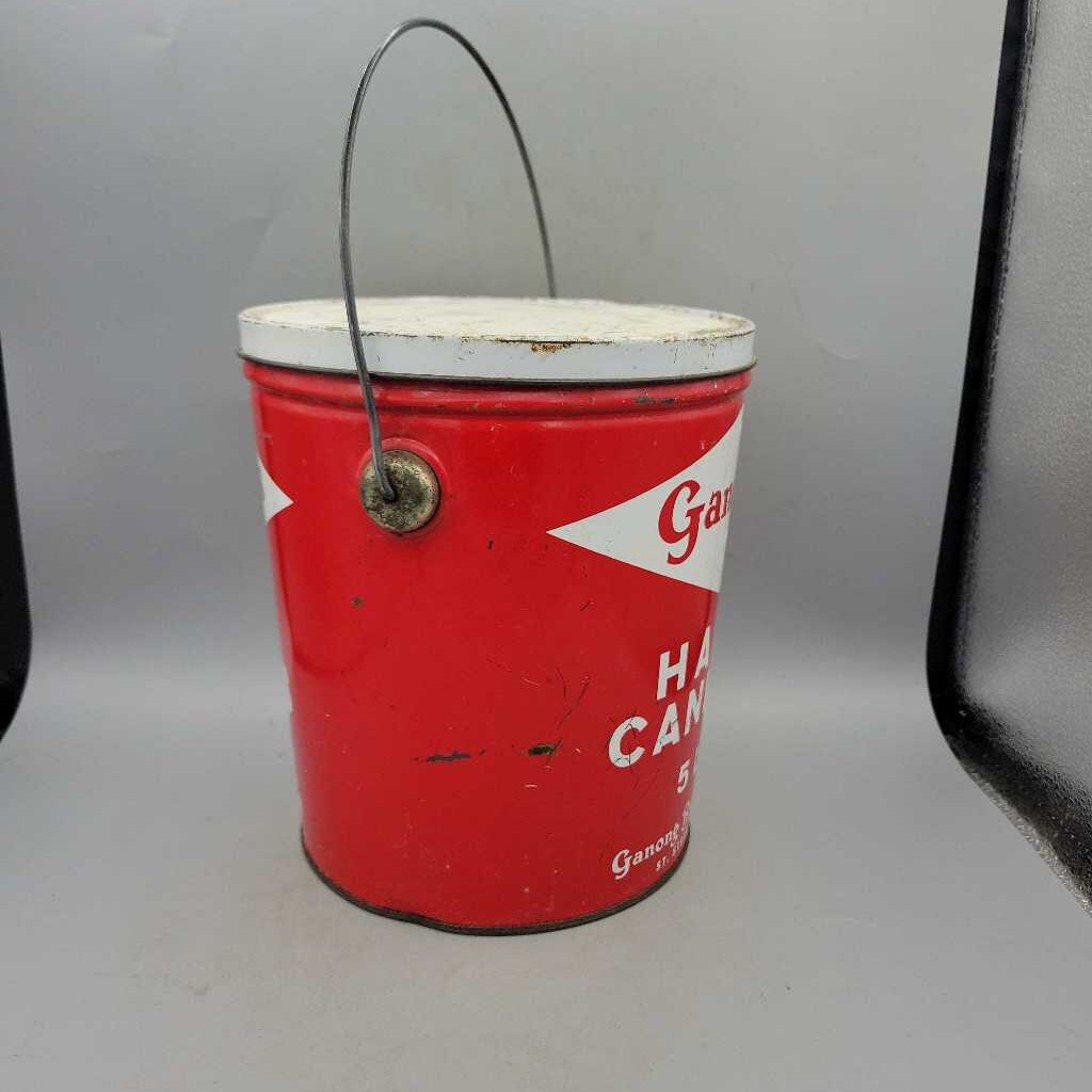 Ganong's Hard Candy 5 lb Tin Pail (JAS)