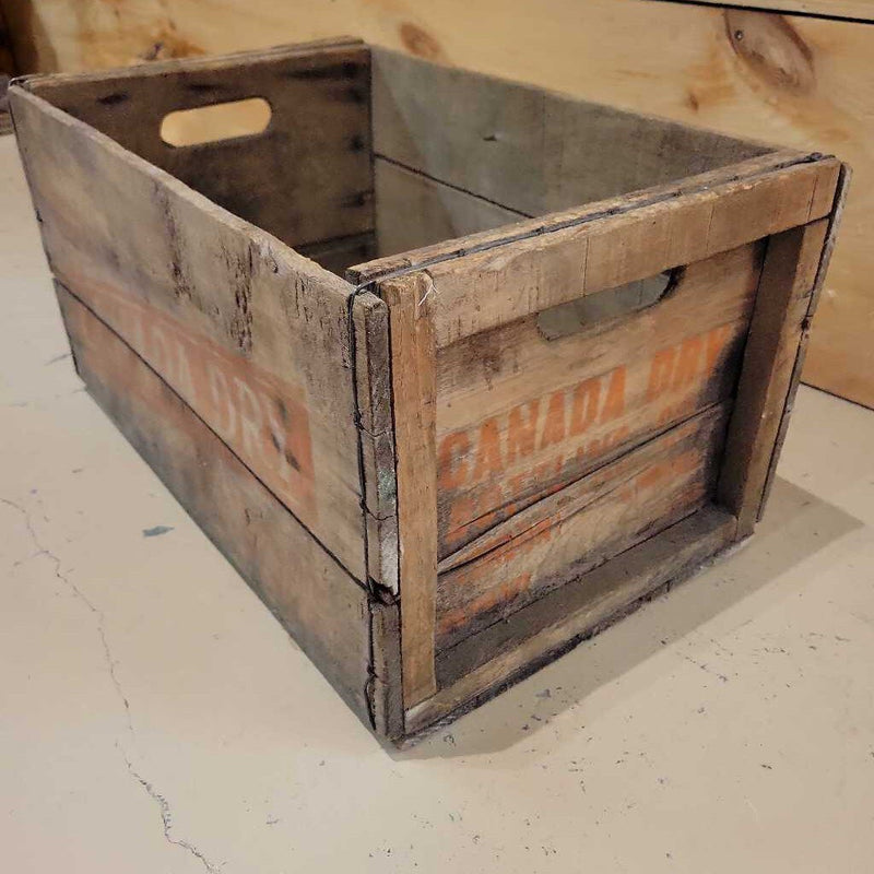 Canada Dry Wooden Crate (JAS)