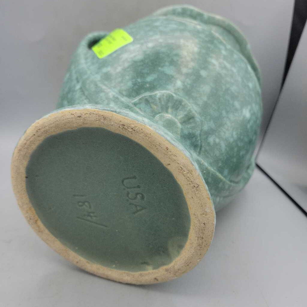 Mottled Green Vase USA as found (COL #1180)