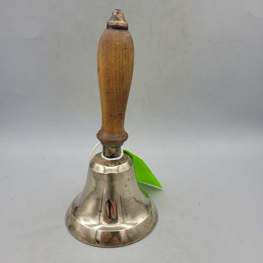 School Brass Bell Wooden Handle (JAS)