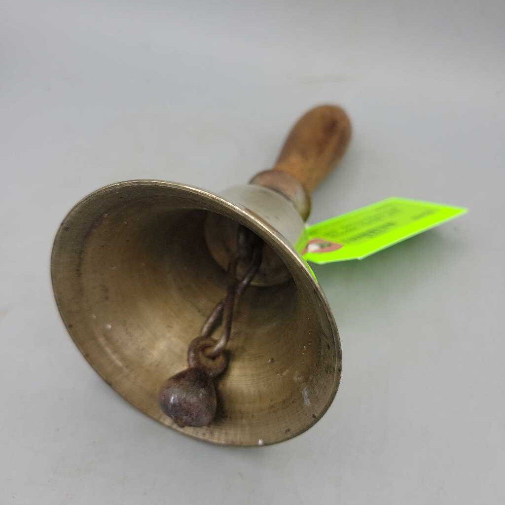 School Brass Bell Wooden Handle (JAS)