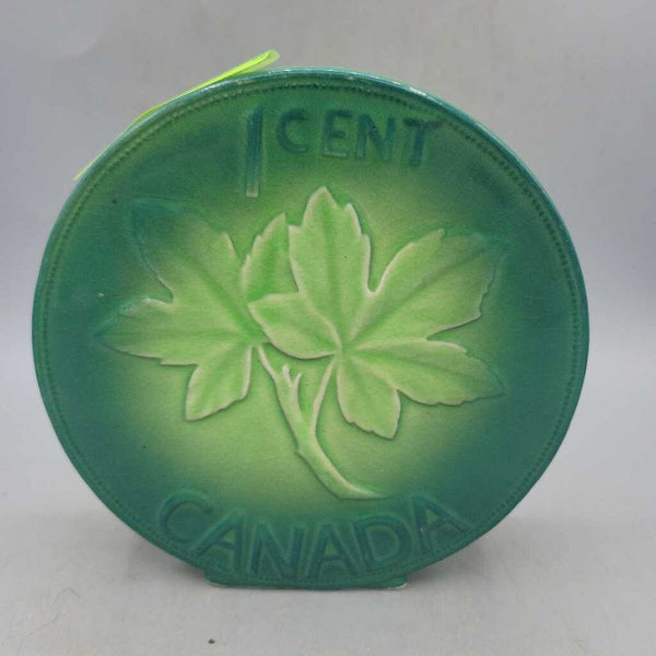 Ceramic Canadian Penny Coin Bank (BS)