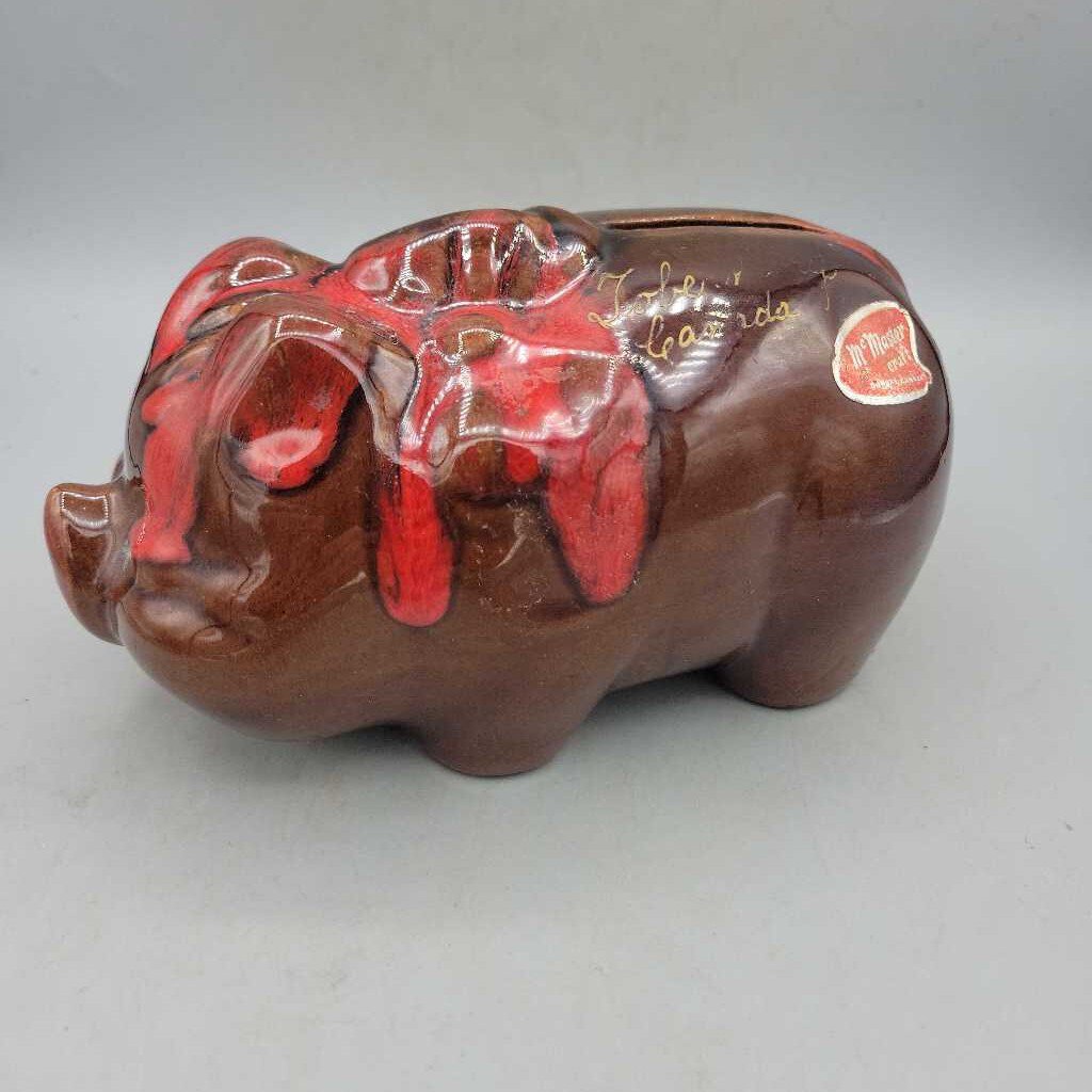 McMaster Pottery Piggy Bank (JL)