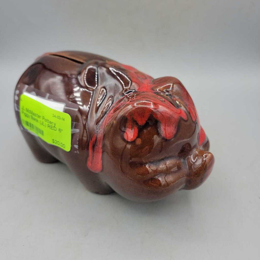 McMaster Pottery Piggy Bank (JL)