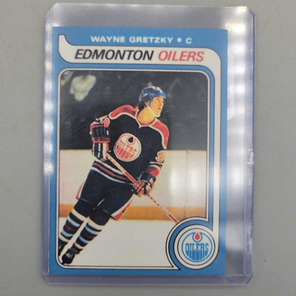 Wayne Gretzky Rookie Reprint Hockey card (JAS)