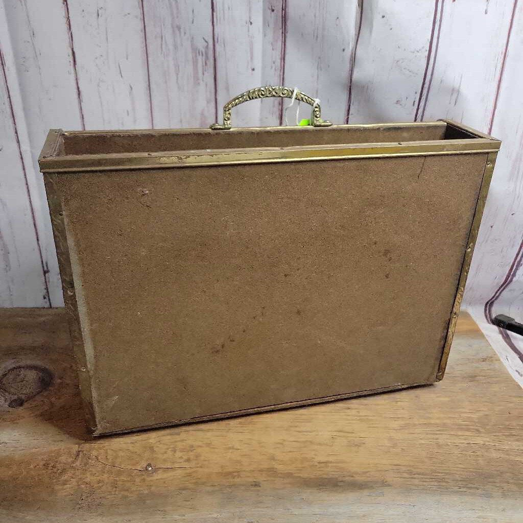 Brass Covered Magazine rack or Killen Holder (JAS)