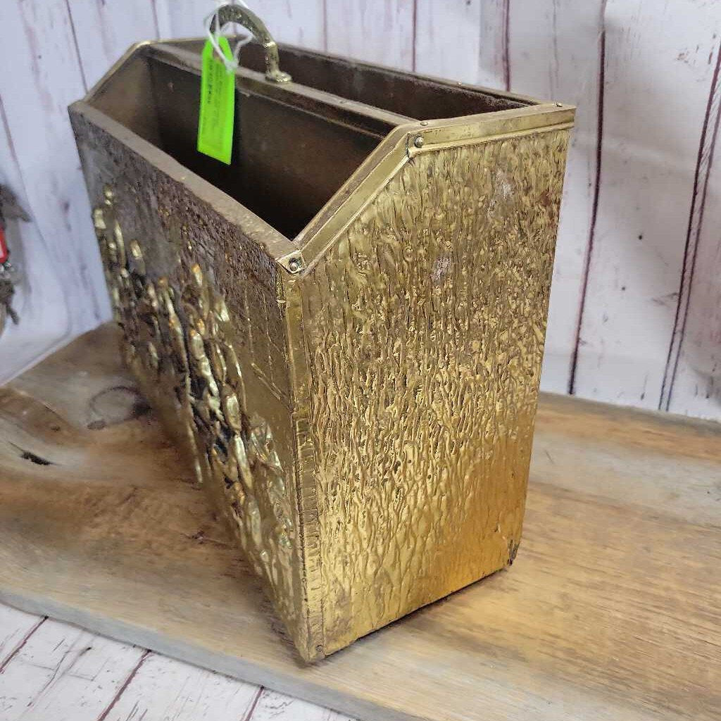 Brass Covered Magazine rack or Killen Holder (JAS)